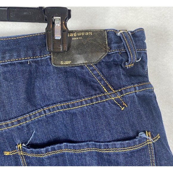 Rocawear Jeans Mens 42 Blue Baggy Denim Hip Hop 90s Streetwear 40x31 - Picture 8 of 16